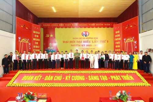 TÀI LIỆU TUYÊN TRUYỀN  ĐẠI HỘI ĐẠI BIỂU ĐẢNG BỘ XÃ MƯỜNG KIM, LẦN THỨ I,  NHIỆM KỲ 2025 - 2030