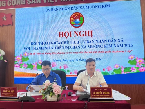 Hội nghị Đối thoại giữa lãnh đạo UBND xã với thanh niên