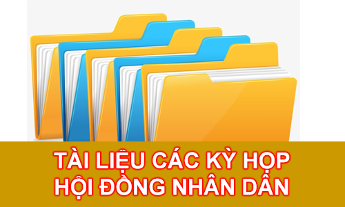Tài liệu họp HĐND