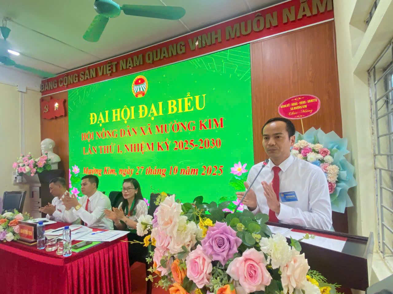Đại hội đại biểu Hội Nông dân xã Mường Kim lần thứ I, nhiệm kỳ 2025-2030