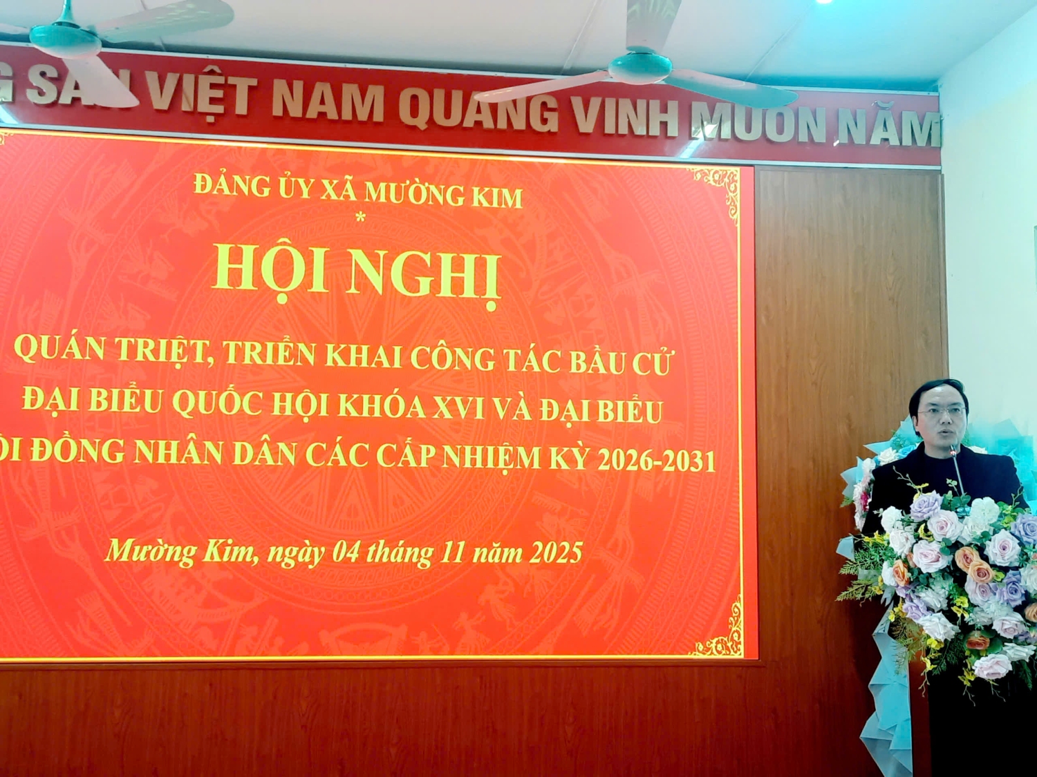 Hội nghị quán triệt, triển khai công tác bầu cử Đại biểu Quốc hội khóa XVI và đại biểu HĐND các cấp, nhiệm kỳ 2026-2031