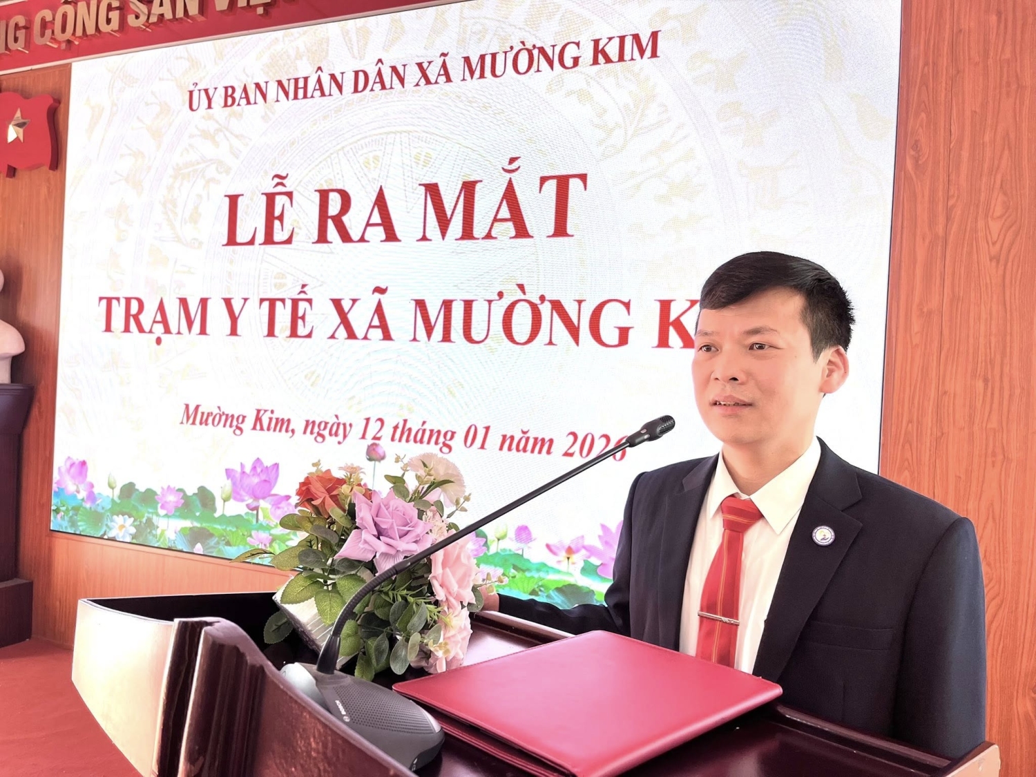 Lễ ra mắt Trạm Y tế xã Mường Kim.